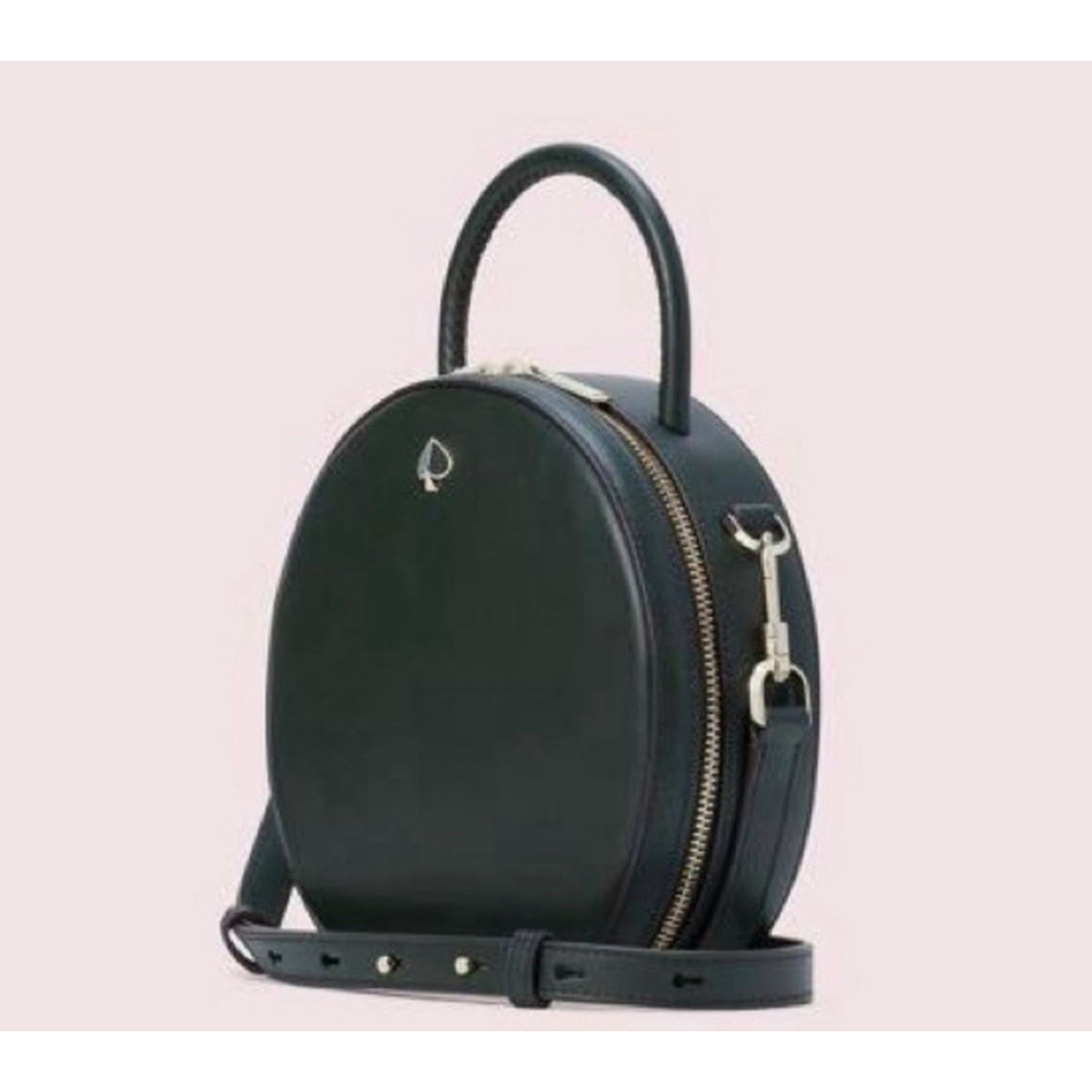 Kate Spade New York Andi Canteen Crossbody Bag Blue Leather